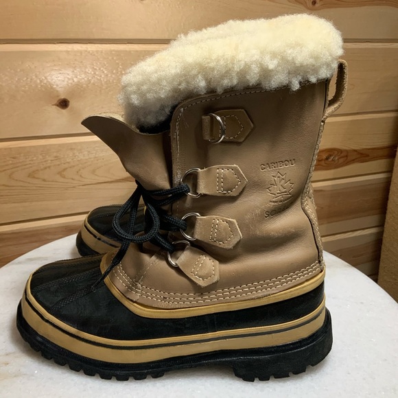 Sorel Caribou Snow Boots Size 8 women 6 men EUC - Picture 5 of 14